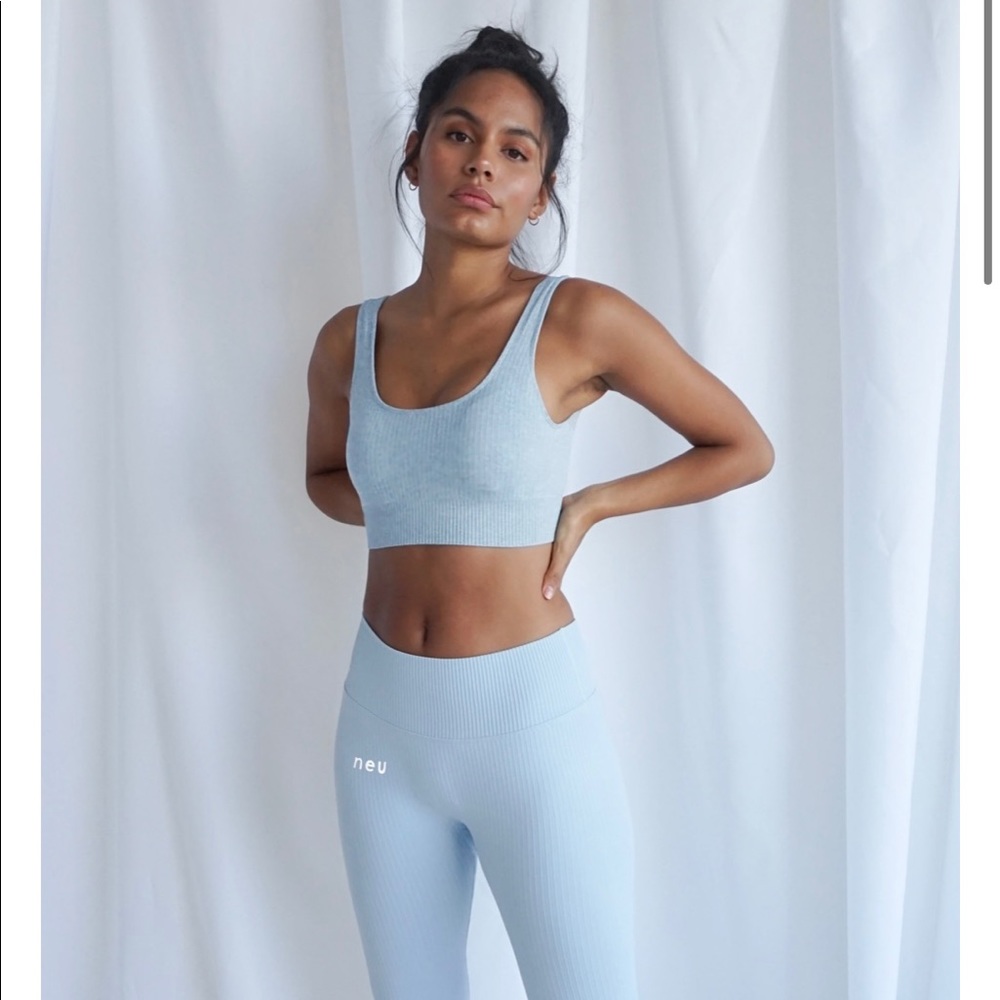 NWT NEU Apparel ribbed Sports Bra XS-S - Picture 1 of 4